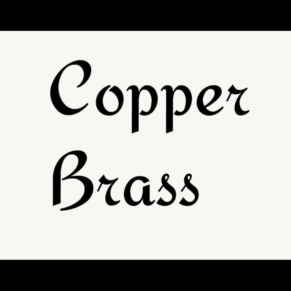 Vintage copper and brass